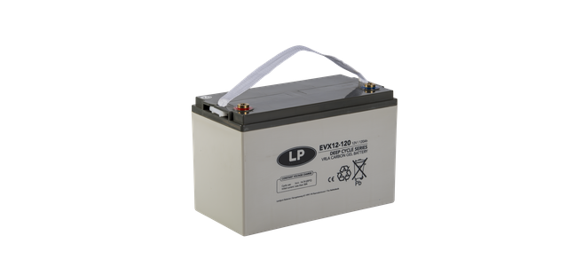 Landport EVX12120 - Gel-AGM VRLA Batterie - 12V 120Ah (c20) - Hohe Zyklenfestigkeit