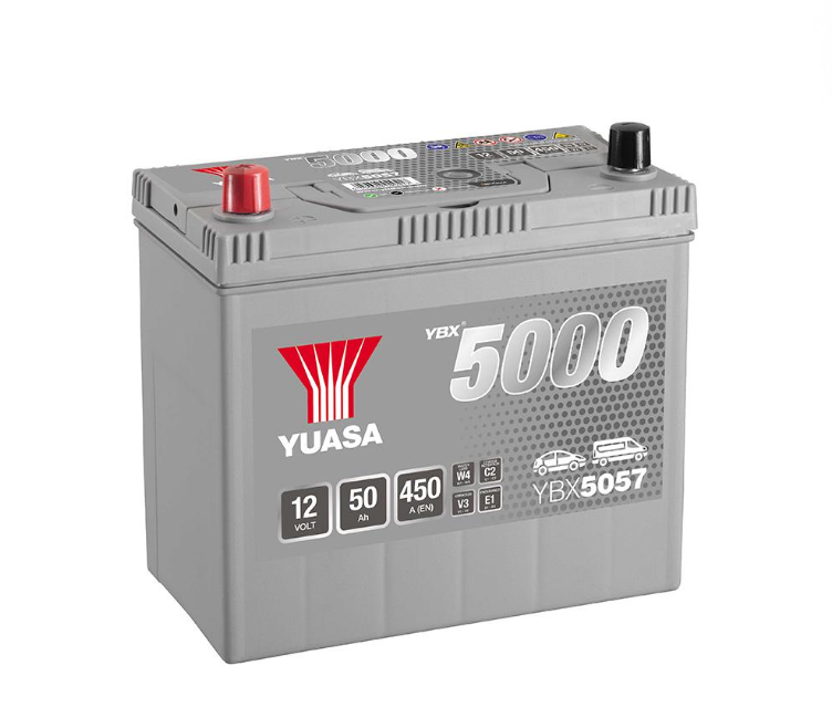 YUASA YBX5000 Silver Hochleistungs-SMF-Batterien