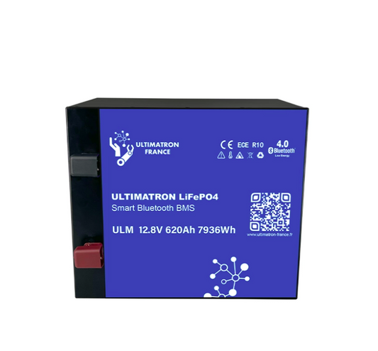 Ultimatron ULM 12-620 LiFePO4 Akku 12.8V 620Ah BMS mit Bluetooth Wohnmobil